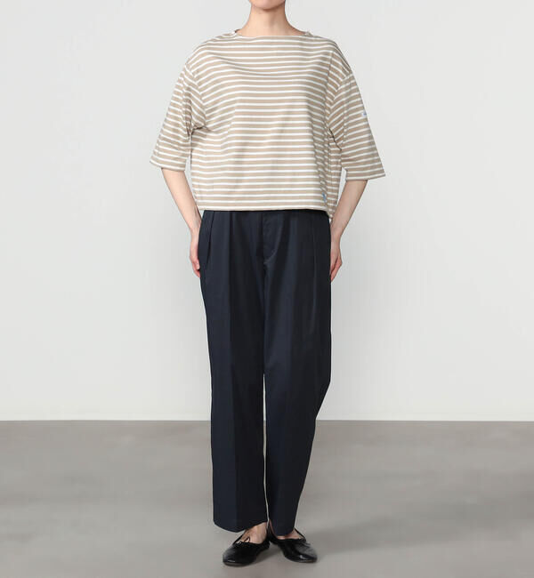 ORCIVAL「ORCIVAL | コットン ボートネックボーダーTシャツ WOMEN」|Tシャツ・カットソー|