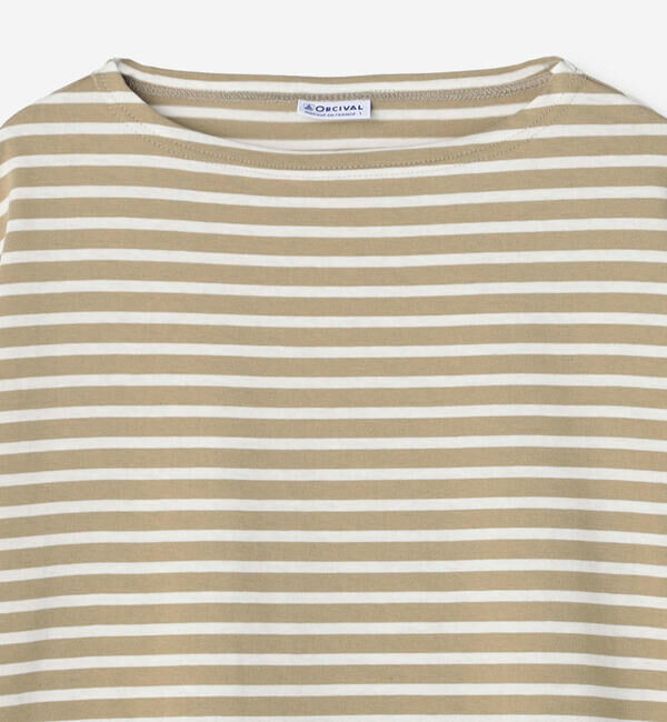 ORCIVAL「ORCIVAL | コットン ボートネックボーダーTシャツ WOMEN」|Tシャツ・カットソー|