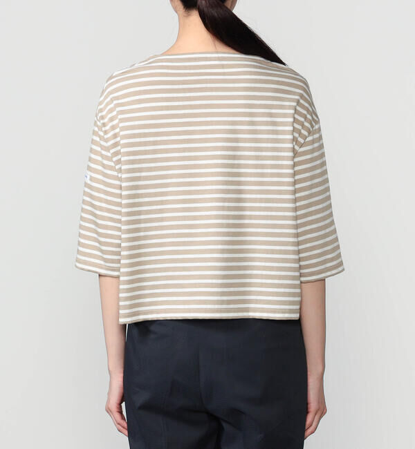 ORCIVAL「ORCIVAL | コットン ボートネックボーダーTシャツ WOMEN」|Tシャツ・カットソー|