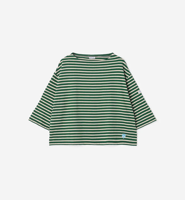 ORCIVAL「ORCIVAL | コットン ボートネックボーダーTシャツ WOMEN」|Tシャツ・カットソー|