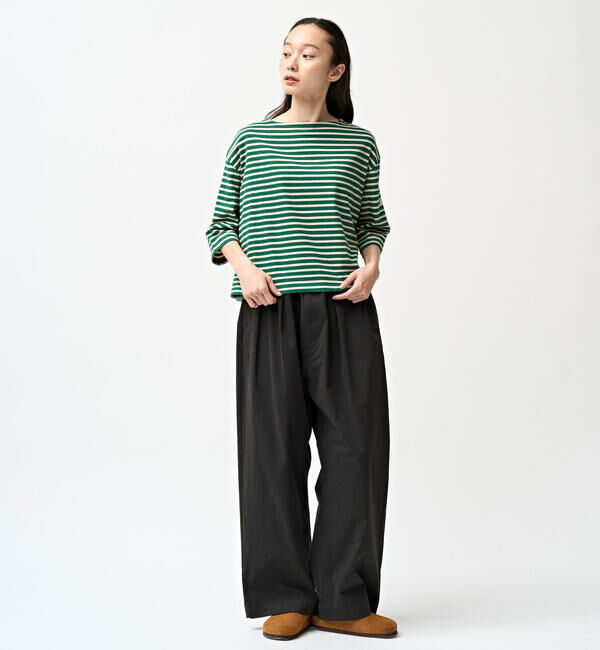 ORCIVAL「ORCIVAL | コットン ボートネックボーダーTシャツ WOMEN」|Tシャツ・カットソー|