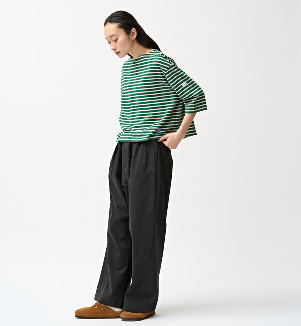 ORCIVAL「ORCIVAL | コットン ボートネックボーダーTシャツ WOMEN」|Tシャツ・カットソー|