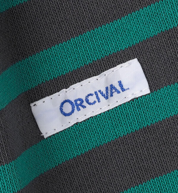ORCIVAL「ORCIVAL | ハーレクイン コットンロード クルーネック フレンチバスクTシャツ MEN」|Tシャツ・カットソー|