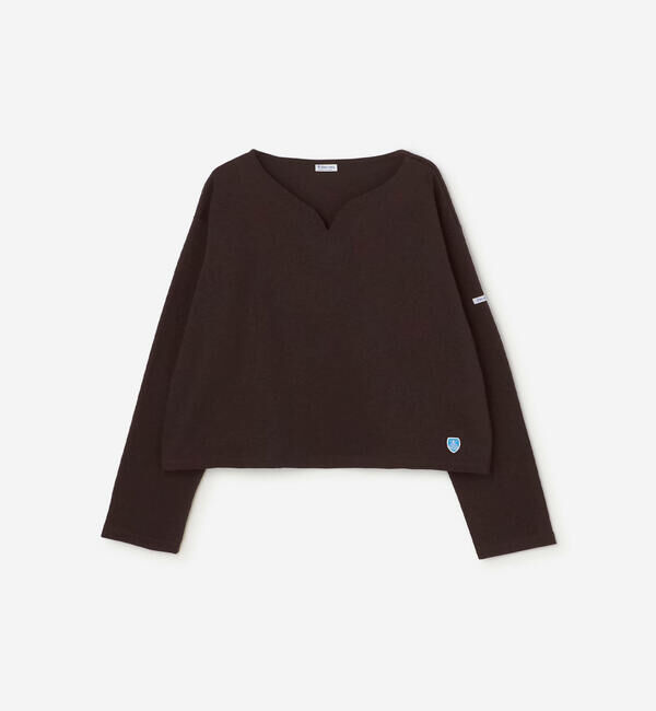 ORCIVAL「ORCIVAL | コットンロード スキッパーネック長袖カットソー WOMEN」|Tシャツ・カットソー|