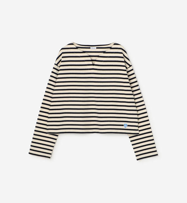 ORCIVAL「ORCIVAL | コットンロード スキッパーネック長袖カットソー WOMEN」|Tシャツ・カットソー|