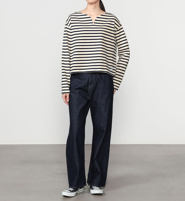 ORCIVAL「ORCIVAL | コットンロード スキッパーネック長袖カットソー WOMEN」|Tシャツ・カットソー|