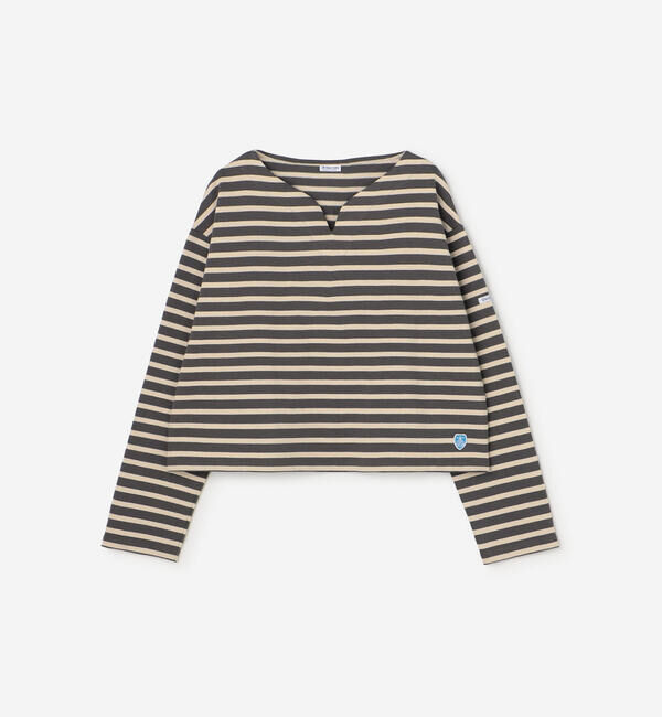 ORCIVAL「ORCIVAL | コットンロード スキッパーネック長袖カットソー WOMEN」|Tシャツ・カットソー|
