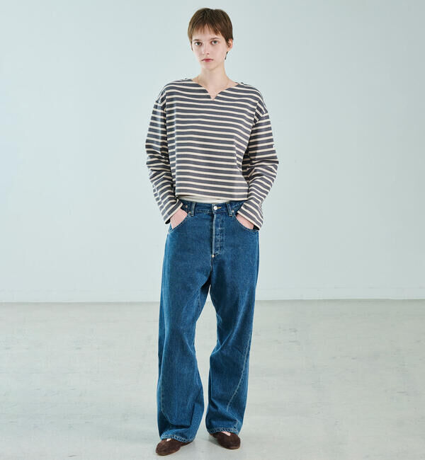 ORCIVAL「ORCIVAL | コットンロード スキッパーネック長袖カットソー WOMEN」|Tシャツ・カットソー|