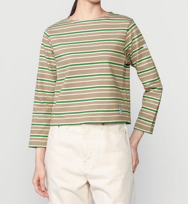 ORCIVAL「ORCIVAL | コットンロード クルーネック長袖カットソー MULTI WOMEN」|Tシャツ・カットソー|