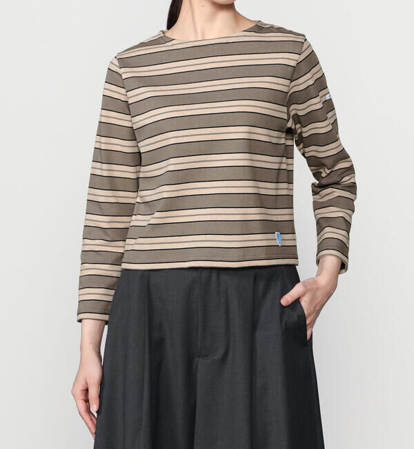 ORCIVAL「ORCIVAL | コットンロード クルーネック長袖カットソー MULTI WOMEN」|Tシャツ・カットソー|