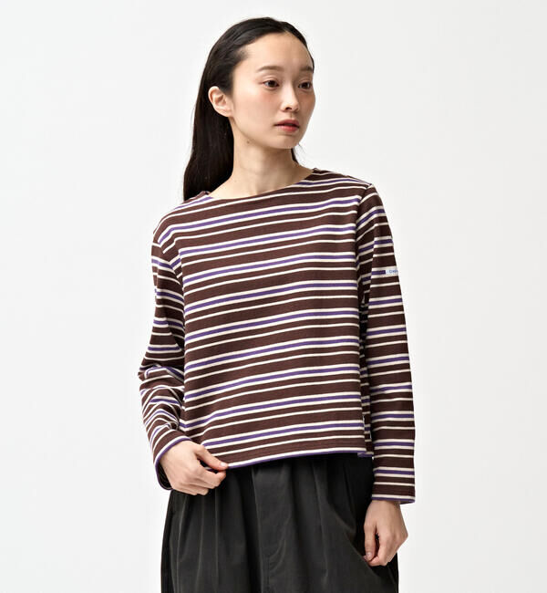 ORCIVAL「ORCIVAL | コットンロード クルーネック長袖カットソー MULTI WOMEN」|Tシャツ・カットソー|BROWN系1