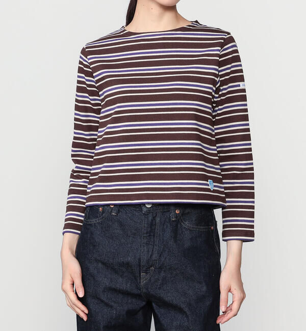 ORCIVAL「ORCIVAL | コットンロード クルーネック長袖カットソー MULTI WOMEN」|Tシャツ・カットソー|