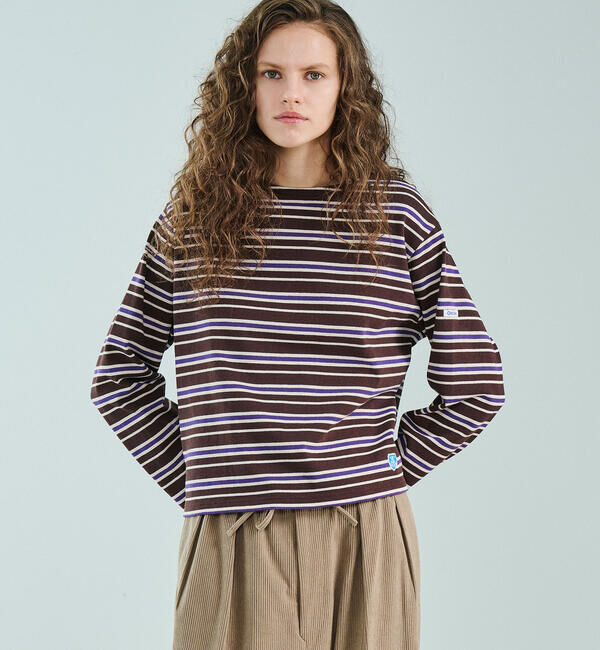 ORCIVAL「ORCIVAL | コットンロード クルーネック長袖カットソー MULTI WOMEN」|Tシャツ・カットソー|