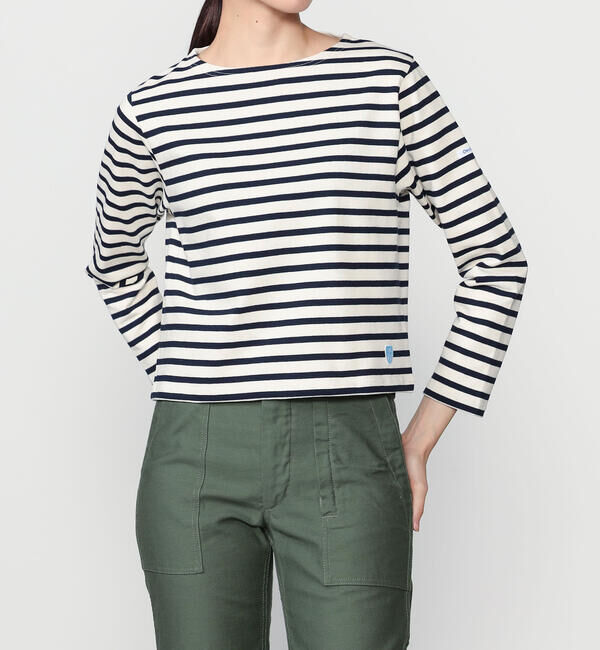 ORCIVAL「ORCIVAL | コットンロード クルーネック長袖カットソー WOMEN」|Tシャツ・カットソー|ECRU系1