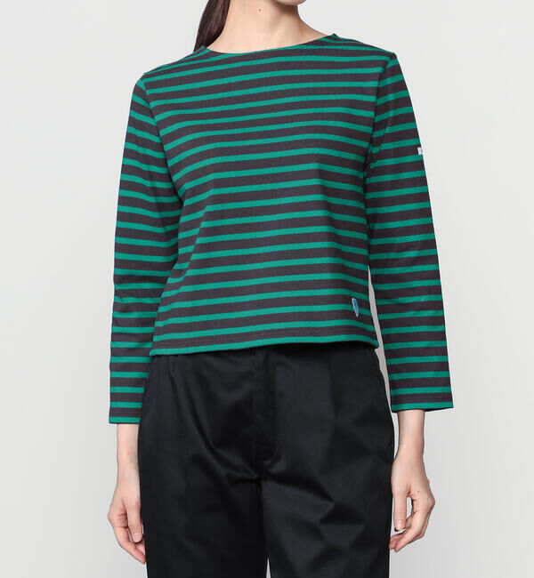 ORCIVAL「ORCIVAL | コットンロード クルーネック長袖カットソー WOMEN」|Tシャツ・カットソー|NAVY系2