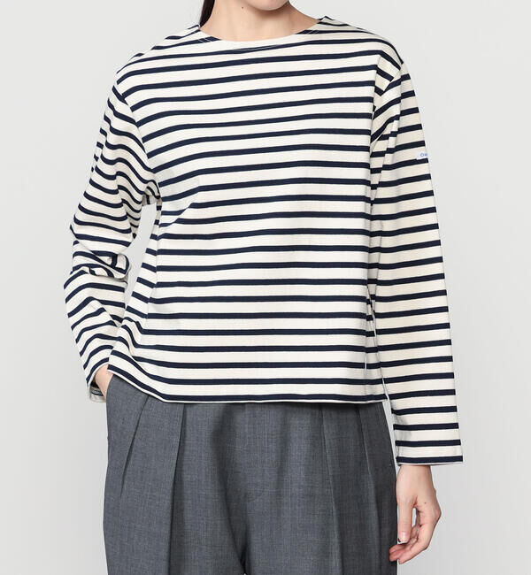 ORCIVAL「ORCIVAL | コットンロード クルーネックTシャツ WOMEN」|Tシャツ・カットソー|ECRU系1