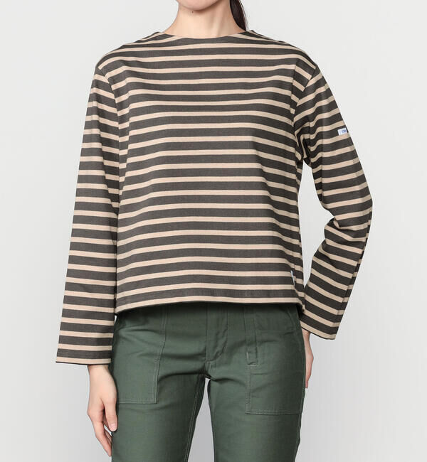 ORCIVAL「ORCIVAL | コットンロード クルーネックTシャツ WOMEN」|Tシャツ・カットソー|BLACK系1