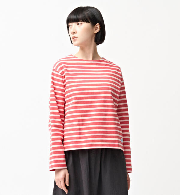 ORCIVAL「ORCIVAL | コットンロード クルーネックTシャツ WOMEN」|Tシャツ・カットソー|RED系1