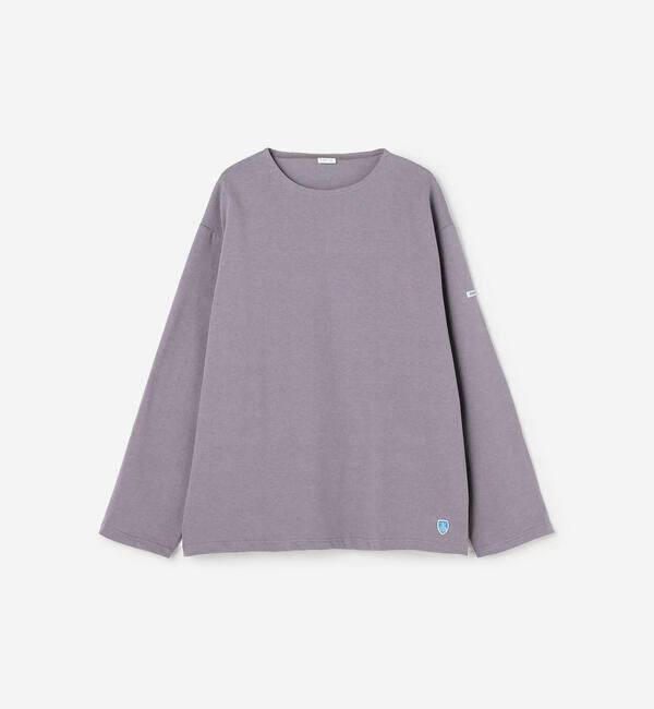 ORCIVAL「ORCIVAL | コットンロード クルーネック ワイドフレンチバスクTシャツ MEN」|Tシャツ・カットソー|