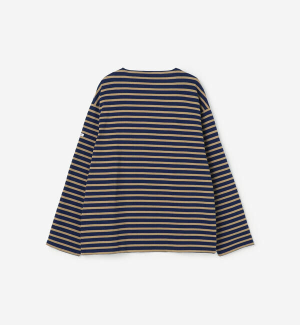 ORCIVAL「ORCIVAL | コットンロード クルーネック ワイドフレンチバスクTシャツ MEN」|Tシャツ・カットソー|