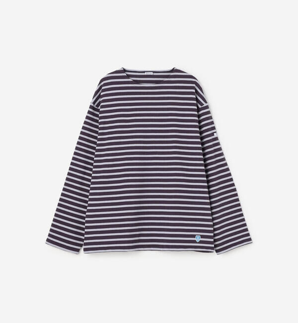 ORCIVAL「ORCIVAL | コットンロード クルーネック ワイドフレンチバスクTシャツ MEN」|Tシャツ・カットソー|