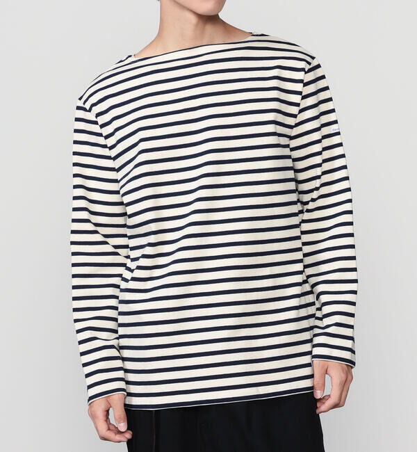 ORCIVAL「ORCIVAL | コットンロード ボートネック フレンチバスクTシャツ MEN」|Tシャツ・カットソー|