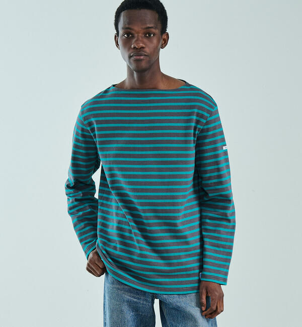 ORCIVAL「ORCIVAL | コットンロード ボートネック フレンチバスクTシャツ MEN」|Tシャツ・カットソー|