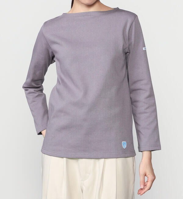 ORCIVAL「ORCIVAL | コットンロード ボートネック フレンチバスクTシャツ WOMEN」|Tシャツ・カットソー|