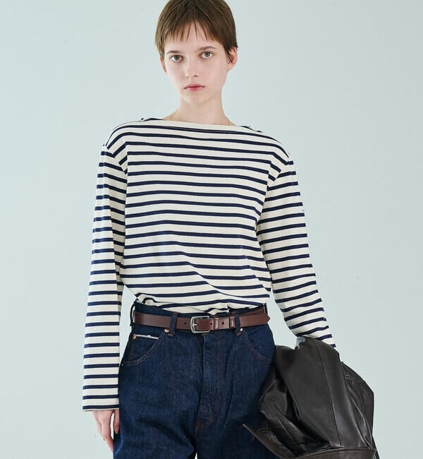ORCIVAL「ORCIVAL | コットンロード ボートネック フレンチバスクTシャツ WOMEN」|Tシャツ・カットソー|