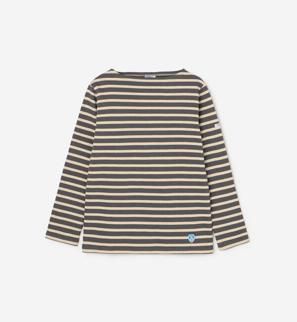 ORCIVAL「ORCIVAL | コットンロード ボートネック フレンチバスクTシャツ WOMEN」|Tシャツ・カットソー|BLACK系1