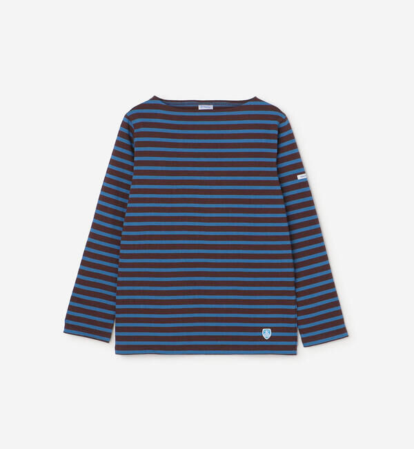 ORCIVAL「ORCIVAL | コットンロード ボートネック フレンチバスクTシャツ WOMEN」|Tシャツ・カットソー|BROWN系1