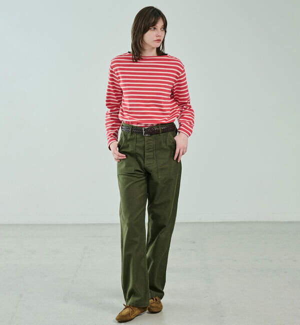 ORCIVAL「ORCIVAL | コットンロード ボートネック フレンチバスクTシャツ WOMEN」|Tシャツ・カットソー|