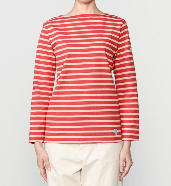 ORCIVAL「ORCIVAL | コットンロード ボートネック フレンチバスクTシャツ WOMEN」|Tシャツ・カットソー|