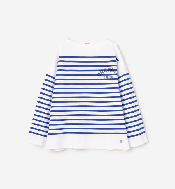 ORCIVAL「ORCIVAL | ラッセル ボートネック プリントワイドバスクTシャツ MEN」|Tシャツ・カットソー|