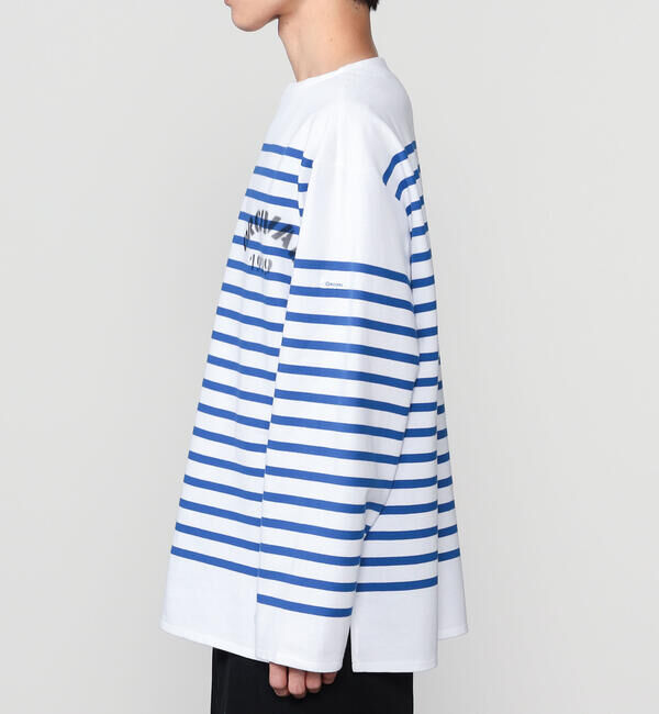 ORCIVAL「ORCIVAL | ラッセル ボートネック プリントワイドバスクTシャツ MEN」|Tシャツ・カットソー|