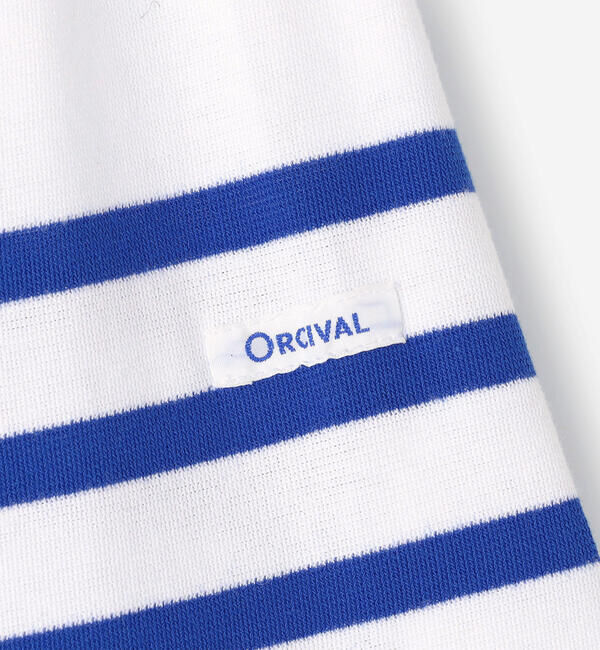 ORCIVAL「ORCIVAL | ラッセル ボートネック プリントワイドバスクTシャツ MEN」|Tシャツ・カットソー|