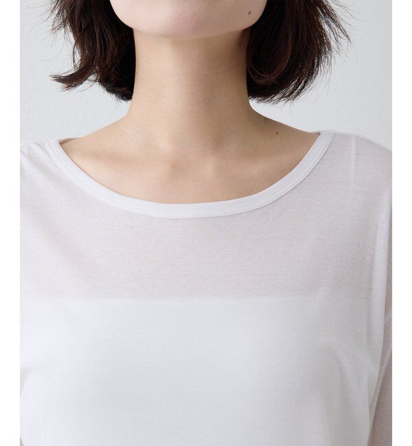 THE PAUSE「《インナー使いもおすすめ》【THE PAUSE】シアーフライスロンTEE」|Tシャツ・カットソー|
