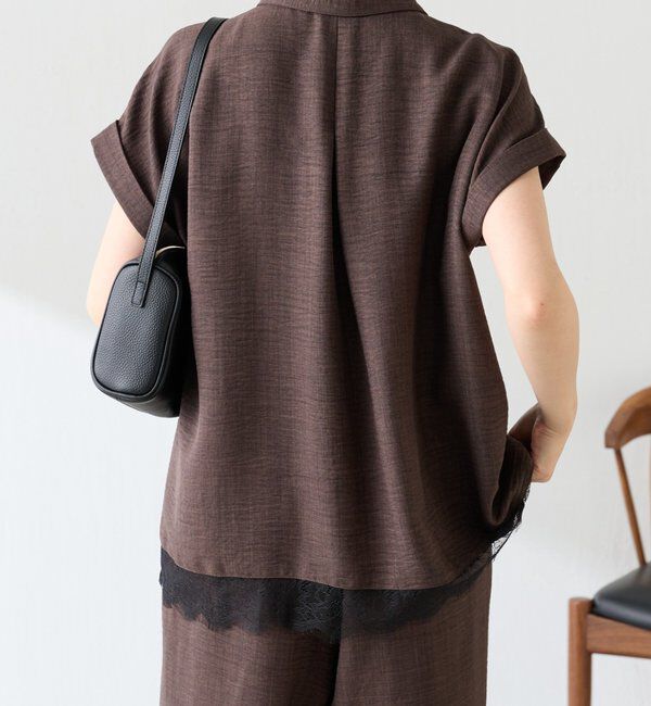  「レースドッキングシャツセットアップ」|ワンピース|