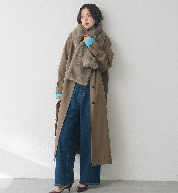  「【A・MONN】【新色追加】オーバーステンカラーコート」|その他|
