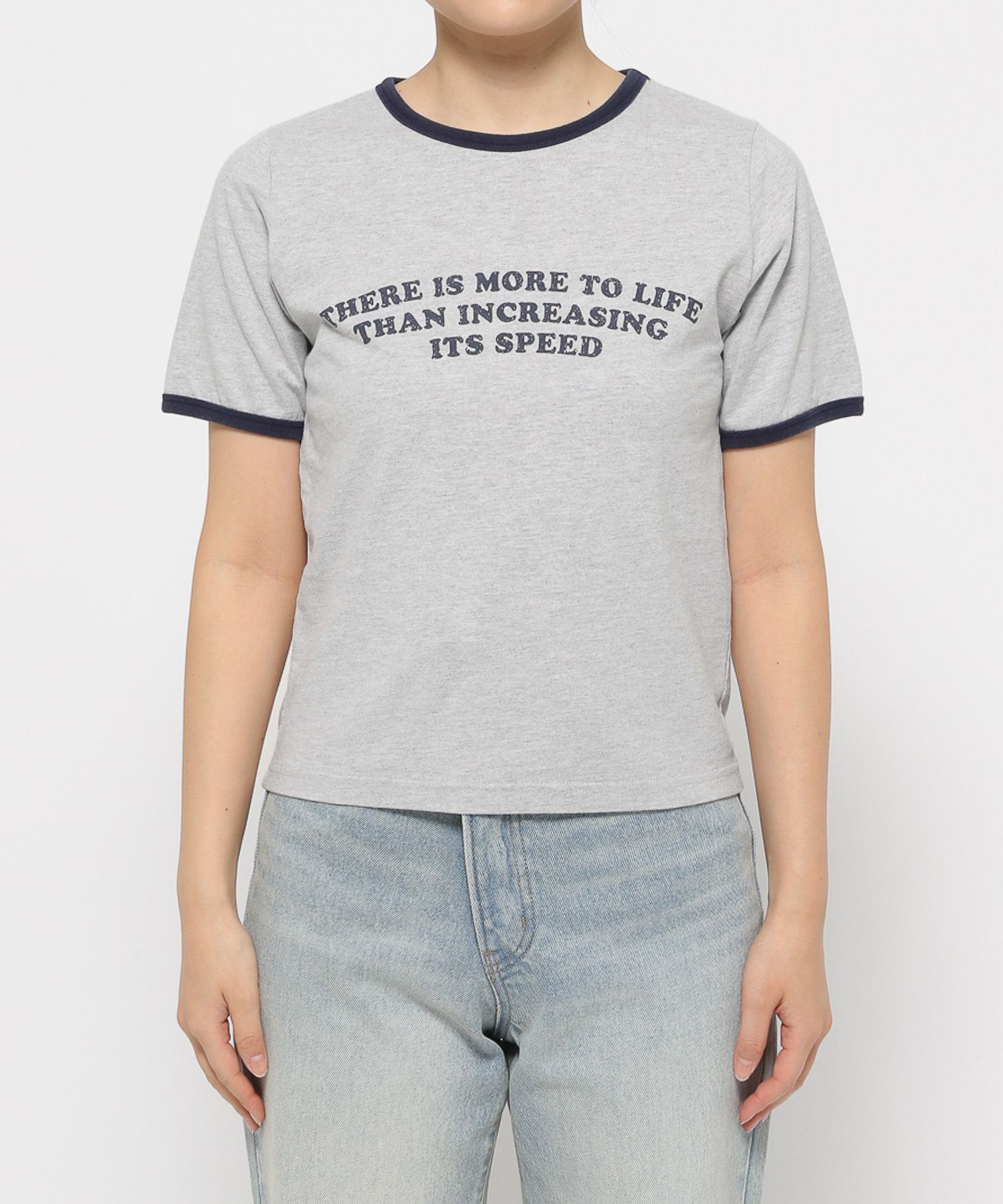 LOWRYS FARM「リンガーロゴＴＥＥ」|Tシャツ・カットソー|