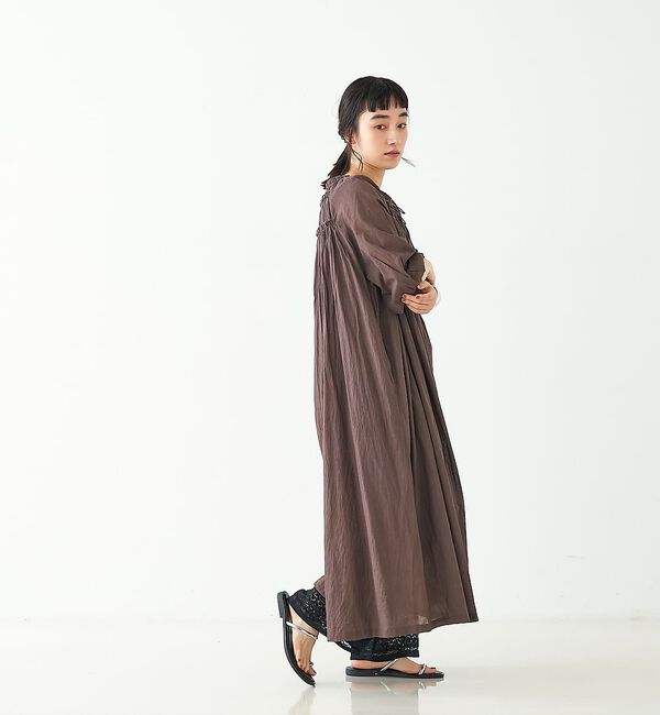 collex「インド綿2WAYギャザーコットンワンピース」|ワンピース|