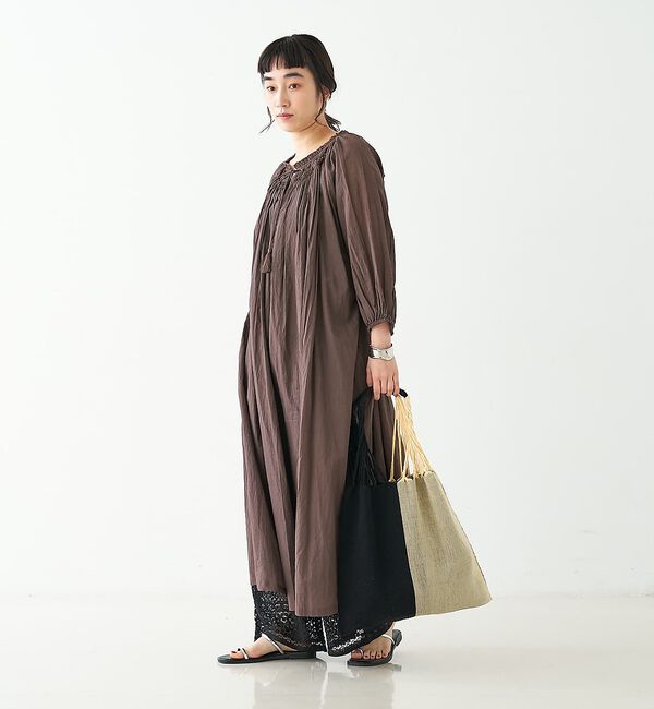 collex「インド綿2WAYギャザーコットンワンピース」|ワンピース|