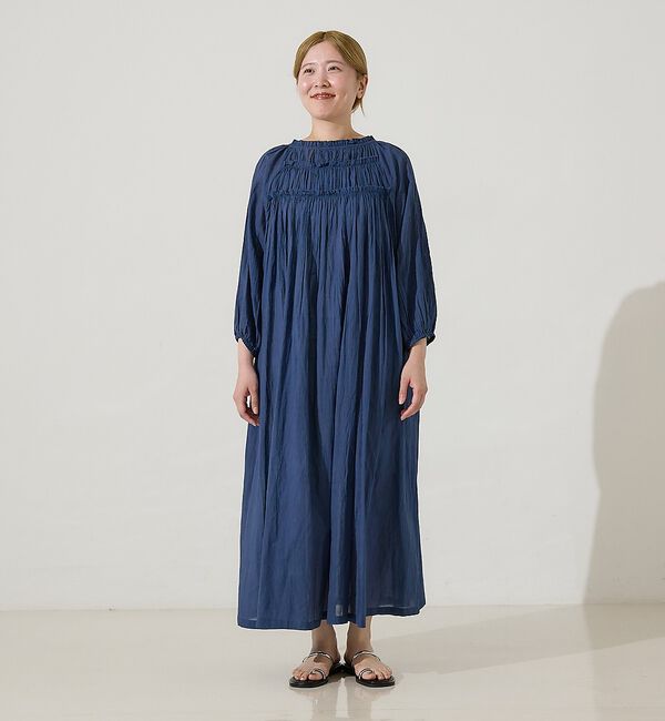 collex「インド綿2WAYギャザーコットンワンピース」|ワンピース|