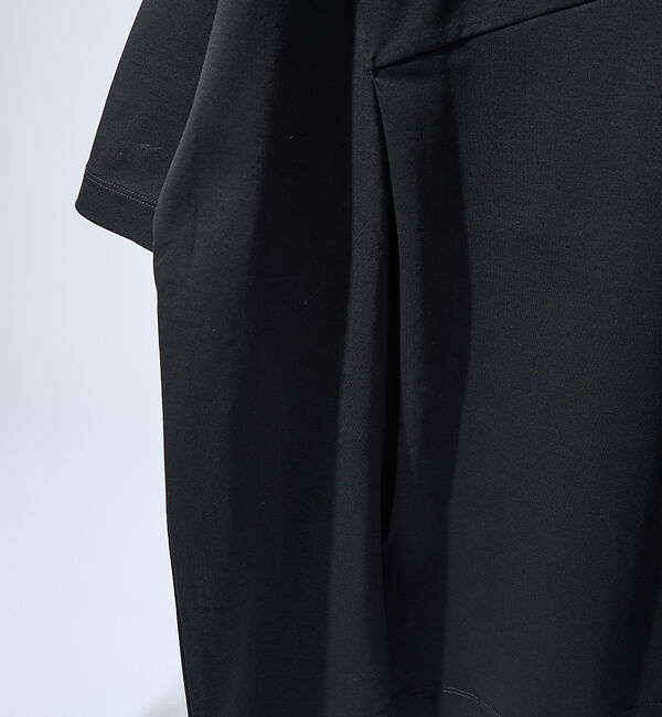 ABAHOUSE「TUCK＆SEAM コットンポンチ 半袖Tシャツ」|Tシャツ・カットソー|