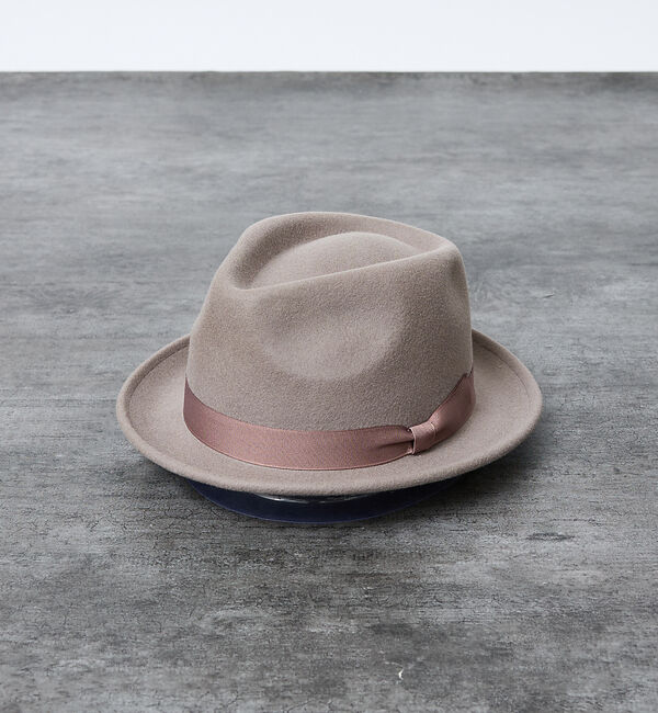 ABAHOUSE「【RUBEN/ルーベン】SOLID ALLUP FELT HAT/ソリッドアルプ」|その他|
