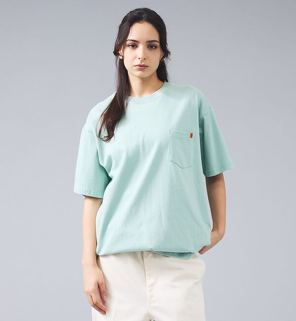 ABAHOUSE「【UNIVERSAL OVERALL/ユニバーサルオーバーオール】POCKET」|Tシャツ・カットソー|グリーン系その他1