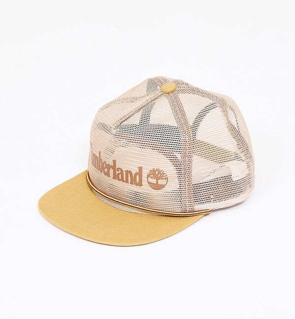 ABAHOUSE「【Timberland / ティンバーランド】Mesh Trucker Cap」|その他|ベージュ