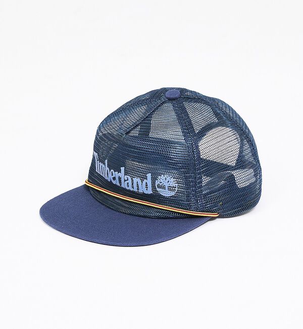 ABAHOUSE「【Timberland / ティンバーランド】Mesh Trucker Cap」|その他|ネイビー