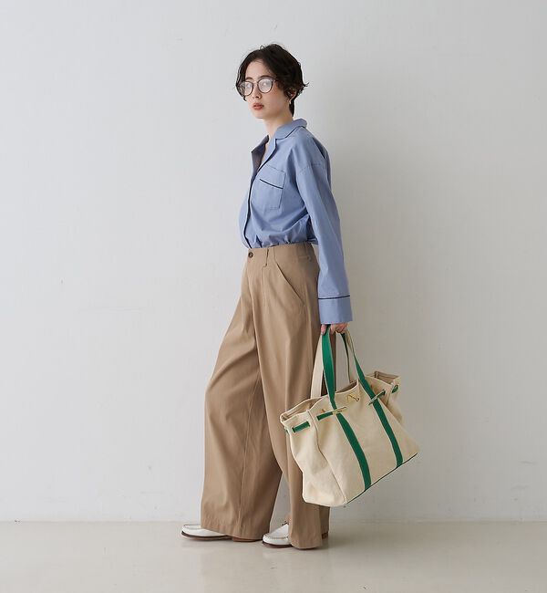 Rouge vif「【セットアップ対応】オープンカラーシャツ」|シャツ・ブラウス|