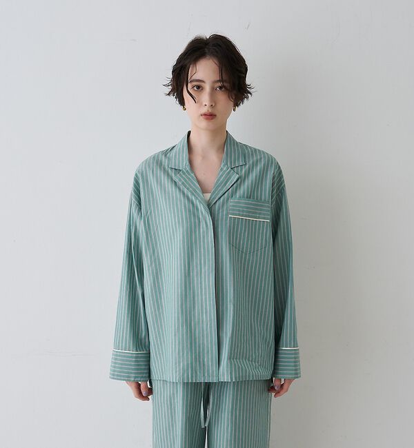 Rouge vif「【セットアップ対応】オープンカラーシャツ」|シャツ・ブラウス|